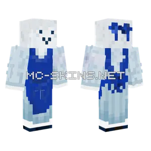 Blue Winter Outfit Minecraft skin