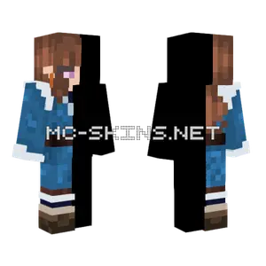 Blue Winter Outfit Minecraft skin