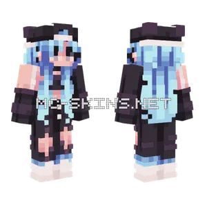 Blue Witch Outfit Minecraft skin