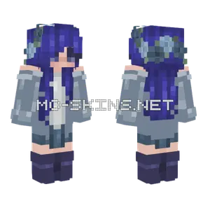 Blueberries Girl Minecraft skin