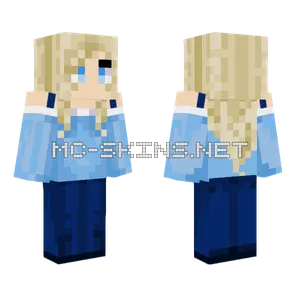 Bluedevil Girl Minecraft skin
