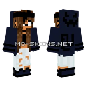 Bluefu Girl 4 Minecraft skin