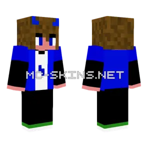 Bluemator Blue Skin Minecraft skin