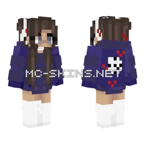 Bluerender Girl Minecraft skin
