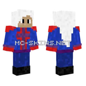 Bluett Clergy Robes Minecraft skin