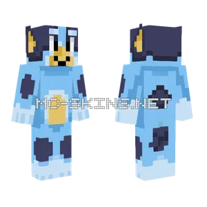 Bluey Minecraft skin