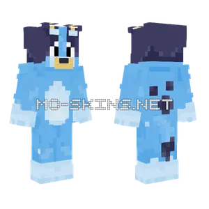 Bluey Minecraft skin