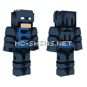 Bluey Batman Hive Style Minecraft skin