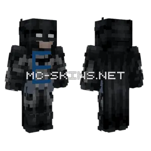 Bluey Batman The Blue Knight Minecraft skin