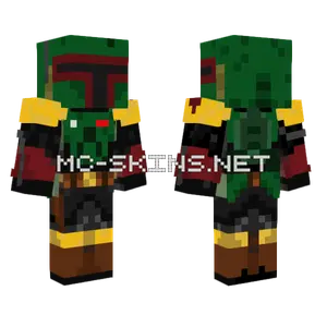 Boba Fett Minecraft skin