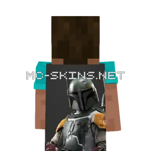 Boba Fett cape, outside and lining