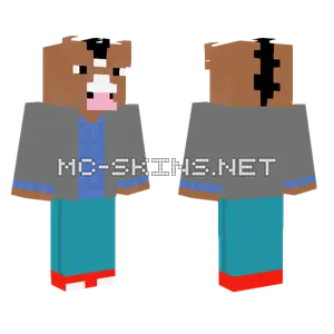 Bojack Horseman Minecraft skin