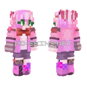 Bonnet FNAF Sister Location Minecraft skin
