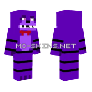 Bonnie FNAF 1 Minecraft skin
