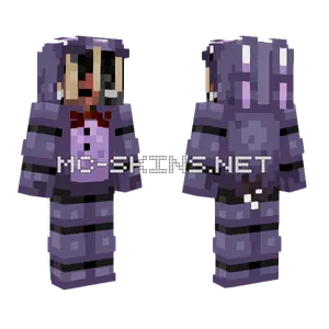Bonnie the Bunny Suit Minecraft skin