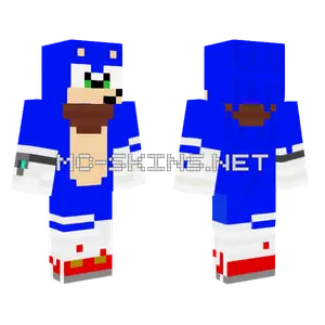 Boom Sonic V2 Minecraft skin