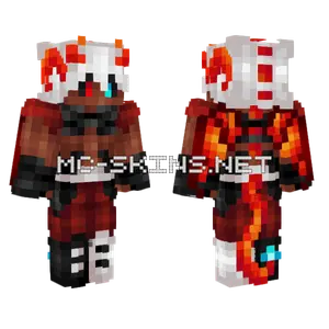 Born Of Fire Outer Layer Minecraft skin