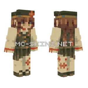 Bouquet Girl Minecraft skin
