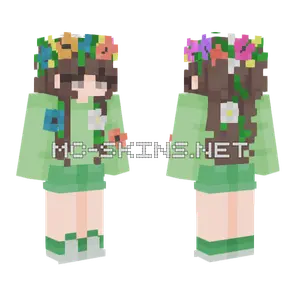 Bouquet Girl Minecraft skin