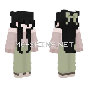 Bow Beige Minecraft skin
