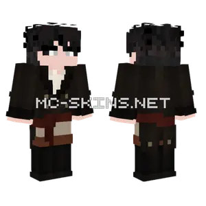 Boy In Black Suit Minecraft skin