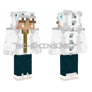 Boy in Light Fury Costume