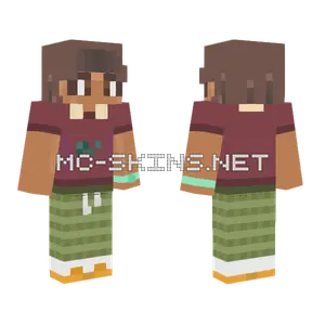 Boy Next Door Pajamas Minecraft skin