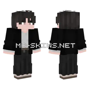 Boy With Black Hair Minecraft skin