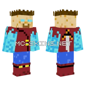 Boy With Fire Hands Minecraft skin