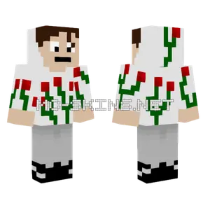 Boy With Rose Hoodie Minecraft skin