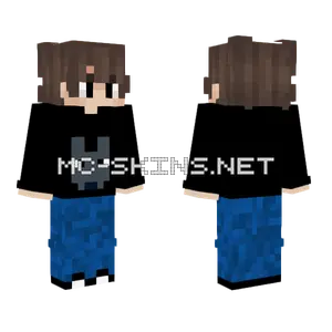 Boy With Wolf T-Shirt Minecraft skin