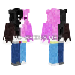 Bpg Pink And Blue Minecraft skin