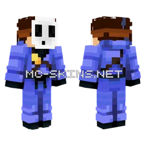 Bpkninja Blue Suit Minecraft skin