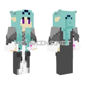 Breeze Girl Minecraft skin