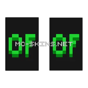 Bright Green OptiFine cape, outside and lining
