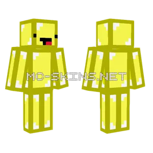 Bright Skeppy Minecraft skin
