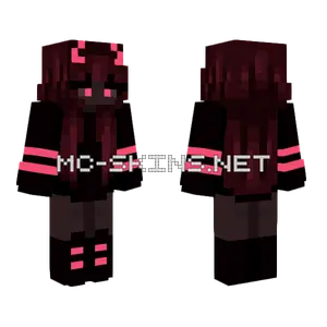 Broken Hearted Demon Minecraft skin