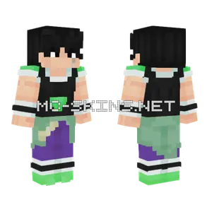 Broly Green Outfit Minecraft skin