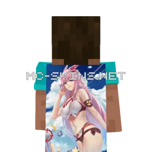 Bronya School Uniform cape, outside and lining