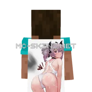 Bronya Swimsuit cape, outside and lining