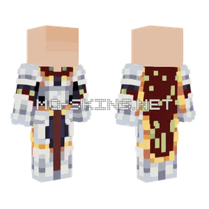Brown And White Robot Minecraft skin