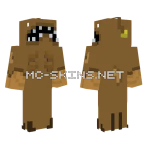 Brown Angler Monster Minecraft skin