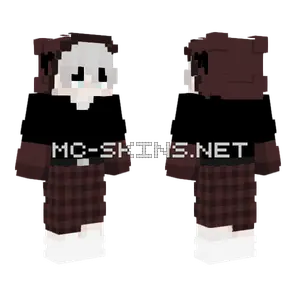 Brown Anime Boy Minecraft skin