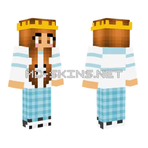 Brown Bear Pajamas Minecraft skin