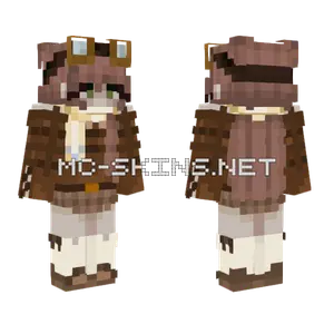 Brown Bear Skin Minecraft skin