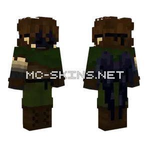 Brown Bird Person Minecraft skin