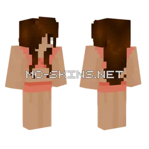 Pink Swimsuit Girl