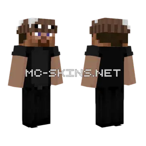 Brown Cow Boy Minecraft skin