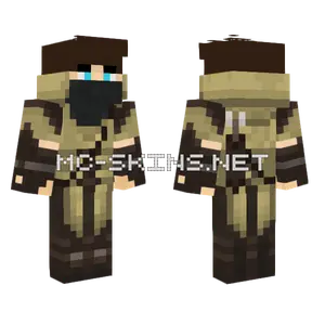 Brown Cowboy Hat Skin Minecraft skin