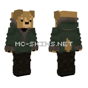 Brown Dog Companion Minecraft skin